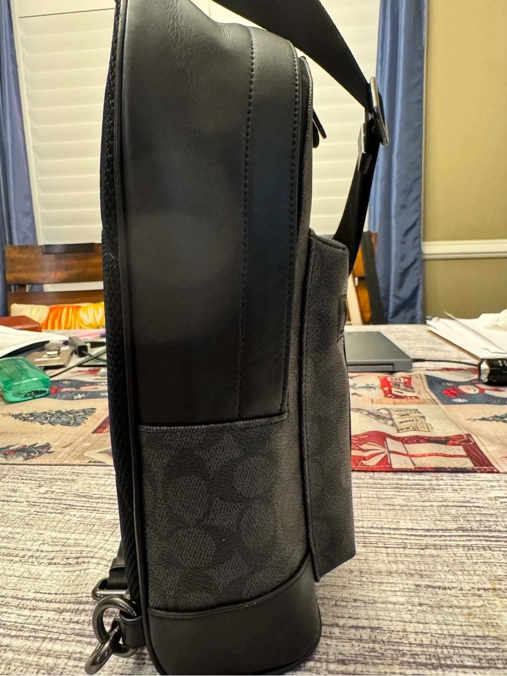Coach signature coated